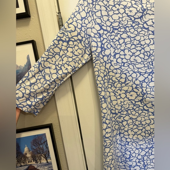 MAHI GOLD Bimini Dress in Chatham Cloth: Ruth's Hydrangea in Chatham Size M EUC - Picture 14 of 16